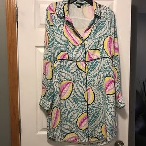 Theory Silk Shift Dress